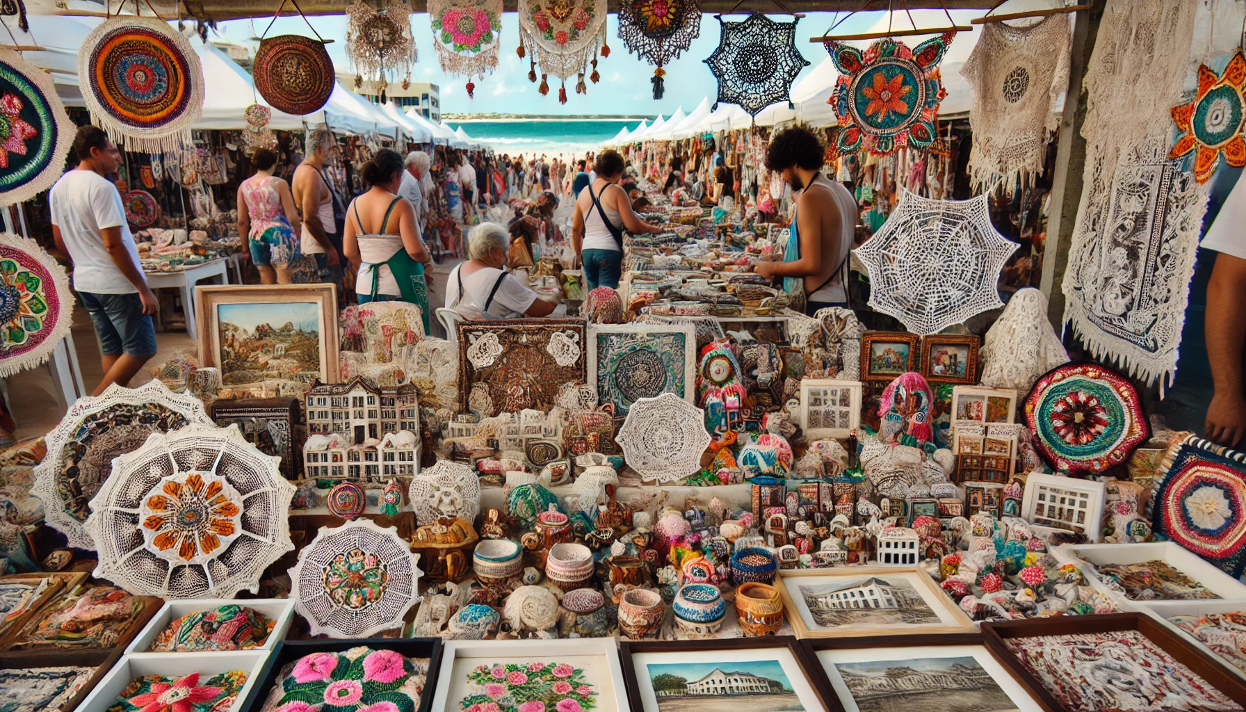 Feirinha de Artesanato de Pajuçara em Maceió