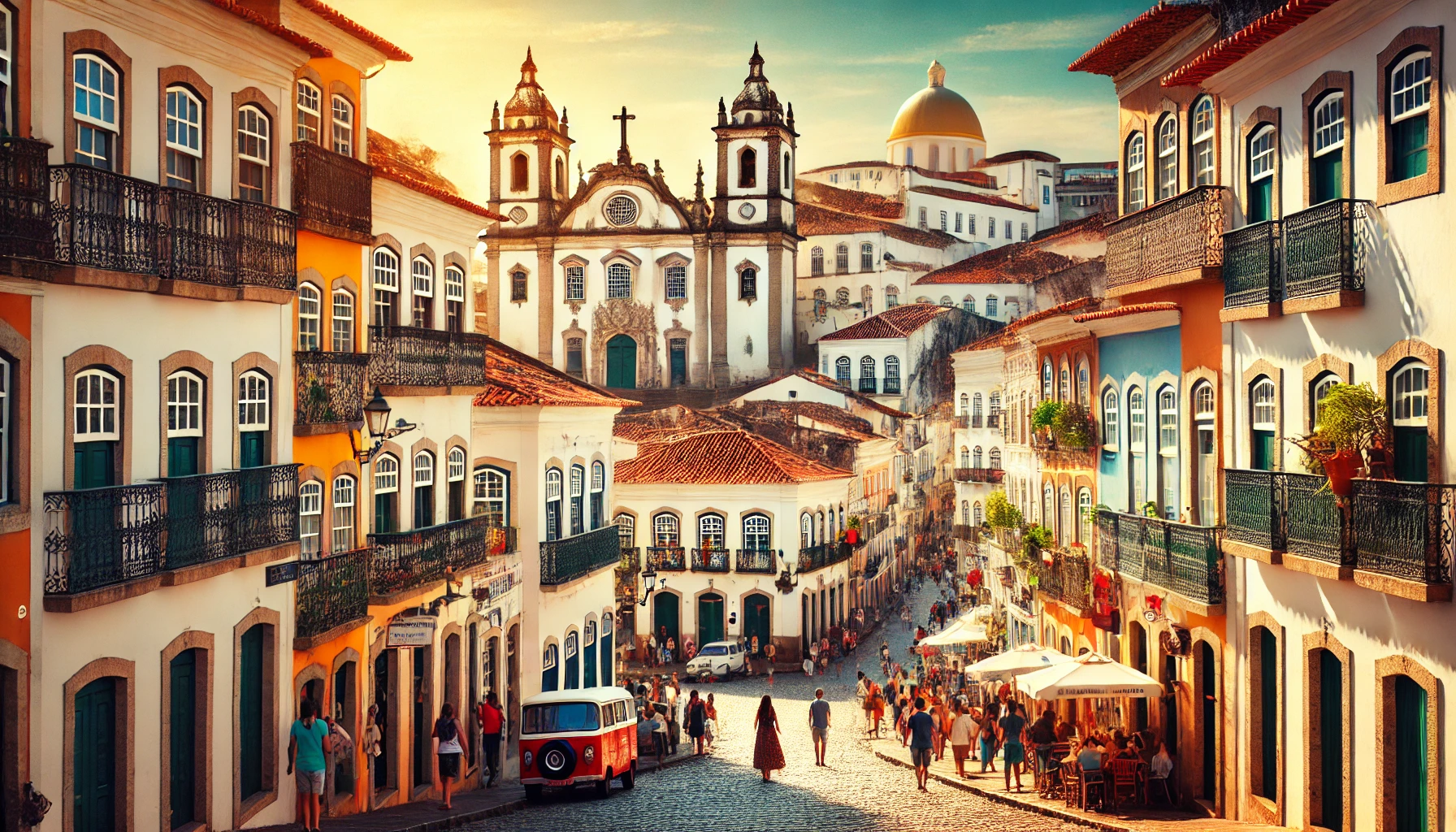 O que fazer em Salvador, destacando a beleza do Pelourinho e sua rica história e cultura.