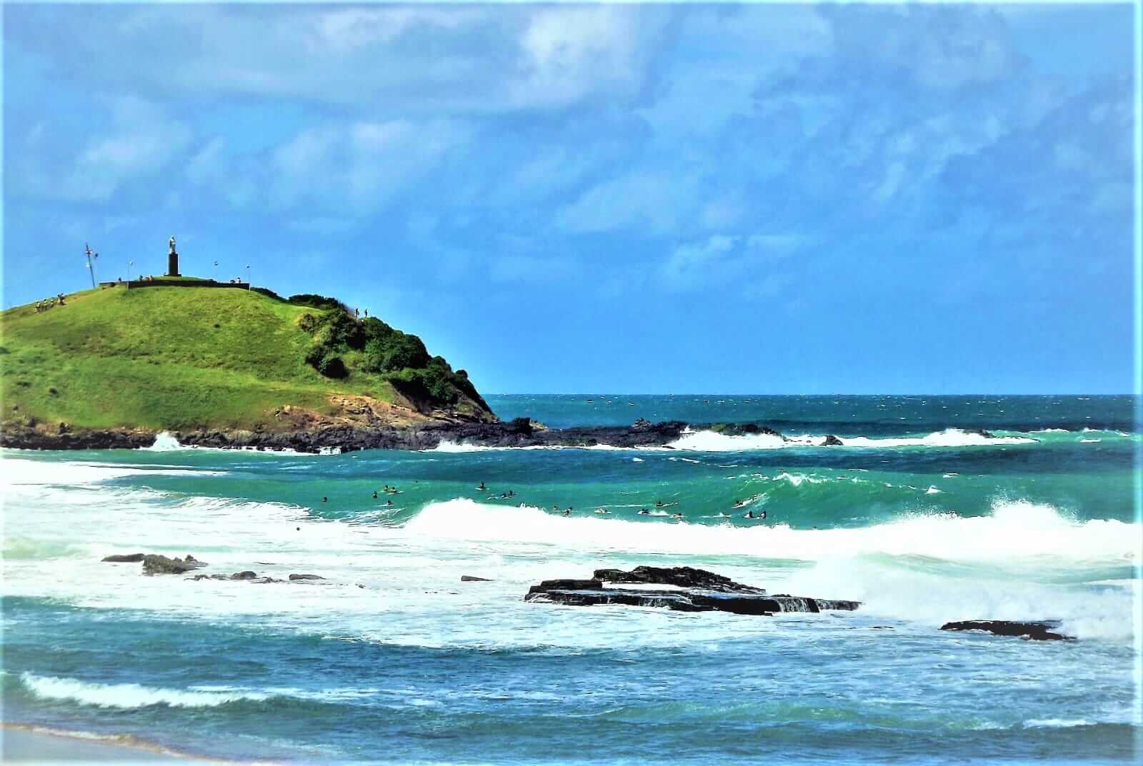 Praia/ Vista para Morro do Cristo 